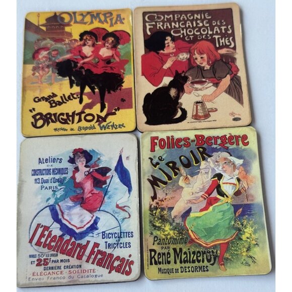 MIXED Lot of 4 Funny Women Sayings Plastic Vinyl Fridge Magnets 2.25" Tall - Picture 1 of 8